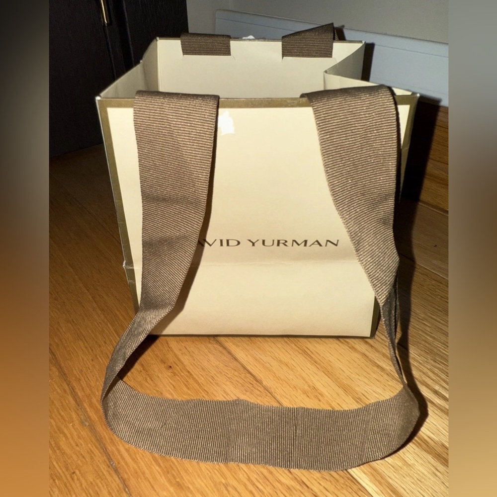 AUTHENTIC DAVID YURMAN Gift Bag 5.5” x 4.5” x 6”
